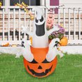 thumbnail image 4 of Fantasma inflable gigante de 5,9 pies para decoración de patio de Halloween (estándar australiano) Tmvgtek Para estrenar, 4 of 6