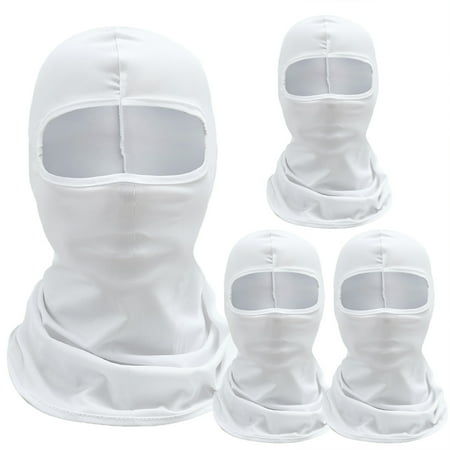 Pack of 4 Ski Mask Bandana Face Hat for Outdoor Motorcycle Hood Helmet Balaclavas Headwear