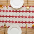 thumbnail image 6 of CuiLiyq Christmas Table Runner, 55.1" x 11.8" Long Christmas Runner for Table Boho Table Decor, Rustic Farmhouse Xmas Decoration, for Home Party Decor, 6 of 6