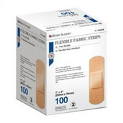 Adhesive Fabric Bandage Strips, 1" x 3", Sterile, Box of 100