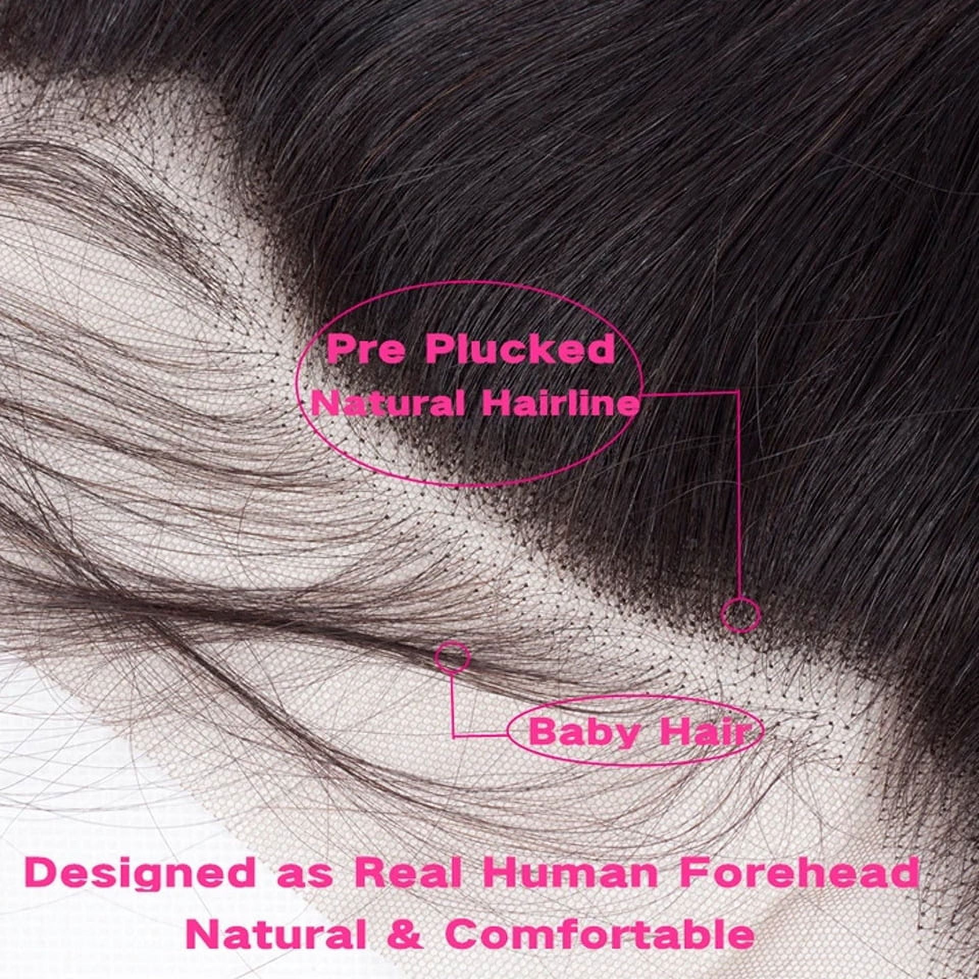 Bone Straight Human Hair Bundles 13×4 Lace Frontal Closure 100% Human Hair Weave Brazilian Straight Remy Human Hair Extensions