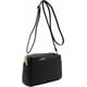thumbnail image 2 of (Black) Triple Zipper Small Crossbody Bag Small Crossbody Bags Cell Phone Wallet Handbags, 2 of 5