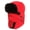 B, variant on Winter Trapper Trooper Hat Outdoor Warm Women Ski Cap Windproof Mask Ear Flaps Hats for Men