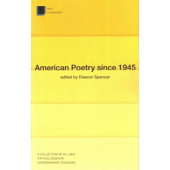 New Casebooks: American Poetry Since 1945 (Paperback)