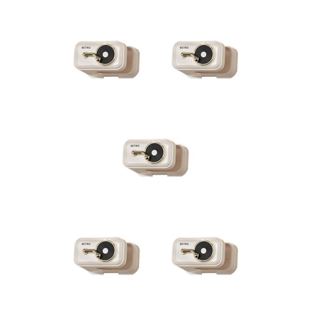 Injueey Soporte multiusos para almacenamiento de escobas, sin perforaciones, autoadhesivo, de alta resistencia, Clip, organizador de fregona, Type2 NO2