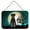 Black, variant on Halloween Scary Standard Schnauzer Black & Grey Wall or Door Hanging Prints