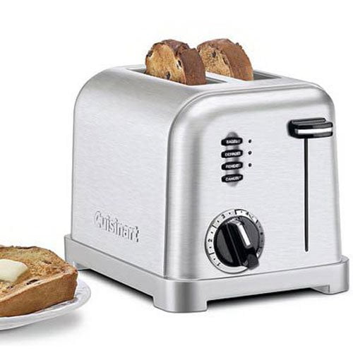 Cuisinart 2Slice Metal Classic Toaster Features Extra Wide Toasting