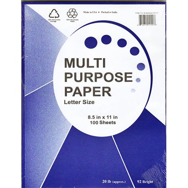 DDI 1277023 92 Bright White Copy Paper 8.5" x 11" Case of 48