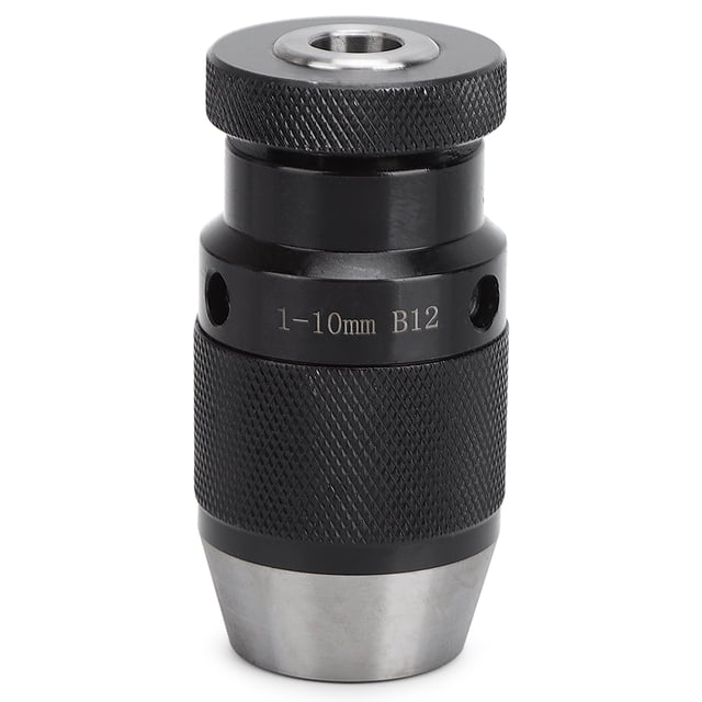 Mandril de taladro autoajustable B12 para fresadora, mandril de taladro de bloqueo automático, piezas de torno CNC