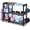 Black, variant on Dumbbell Rack Stand Only - Adjustable Weight Rack for Home Gym, Heavy-Duty Weight Stand for Dumbbells Kettlebells
