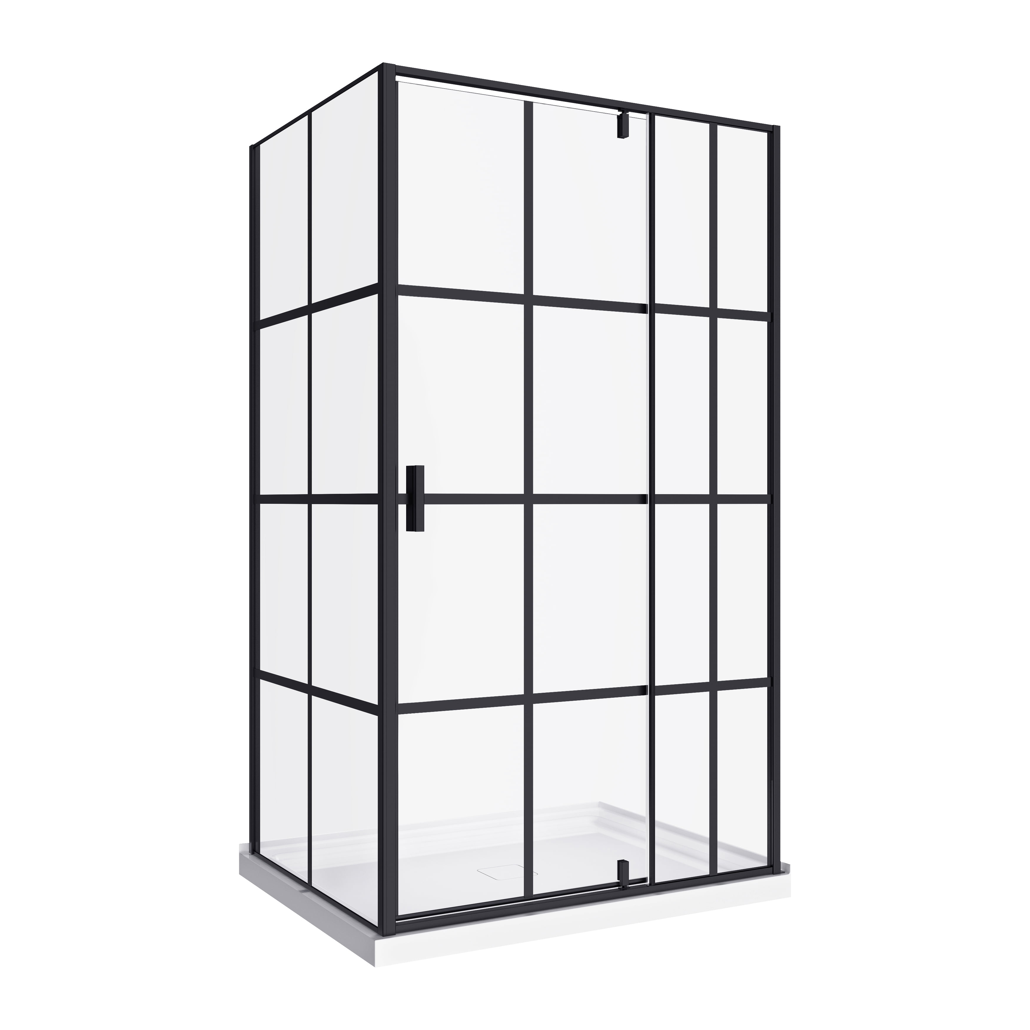 A&E Bath 48 x 36 x 77.5 inches Miranda Bath Screen Shower Enclosure