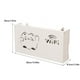 thumbnail image 2 of Billuyoard Contenedor de cable decorativo de escritorio para organización de enrutador, estante de enrutador Wifi montado en la pared, caja de Almacenamiento y organización del hogar D, 2 of 6