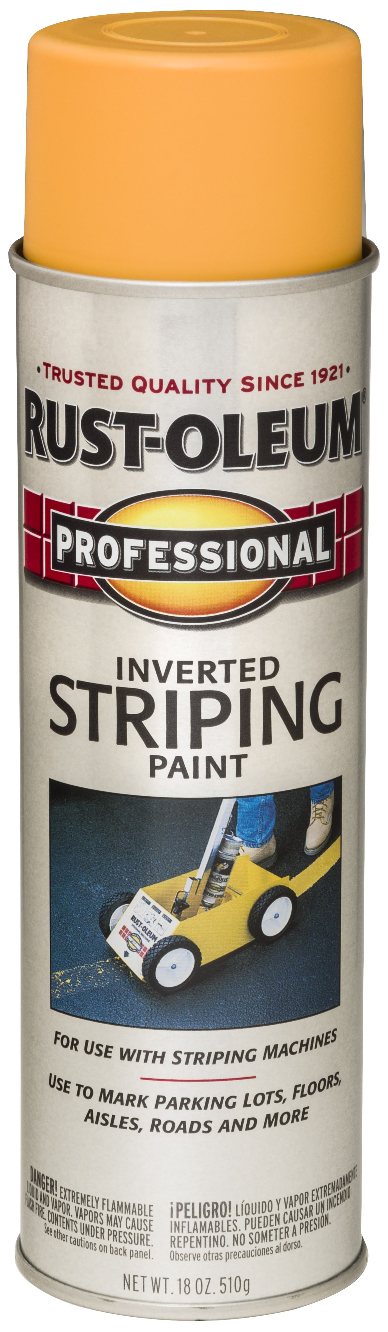 RustOleum Professional Inverted Striping Paint Yellow