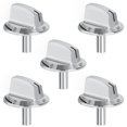 thumbnail image 1 of 5 paquetes de repuestos de perillas de estufa de tallo largo 5304525746 compatibles con perillas de horno de gama de estufa de gas Frigidaire pieza de repuesto para 5304504839 (5 ​​paquetes), 1 of 1