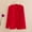 Red, variant on Womens Plus Size Cardigans Button Down Lightweight Sweaters Casual Loose Red Solid Color Fall Long Sleeve Coats for Ladies