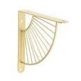 thumbnail image 2 of Soporte de estante de ángulo triangul de montaje en ped nórdico Soporte de ado 20cm Zulema Soportes de estante de montaje en pared, 2 of 8