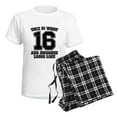 thumbnail image 4 of CafePress - This Is What 16 And Awesome Women's Light Pajamas - Women's Short Sleeve Print T-Shirt and Pants Light Cotton Pajama Set, 4 of 7