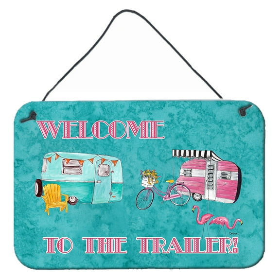 Welcome to the Trailer Wall or Door Hanging Prints