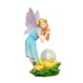 thumbnail image 1 of Accesorio de estatua de hadas para jardín exterior con luz solar para exteriores, lámpara de paisaje, adorno decorativo de artesanía elegante para, 1 of 8