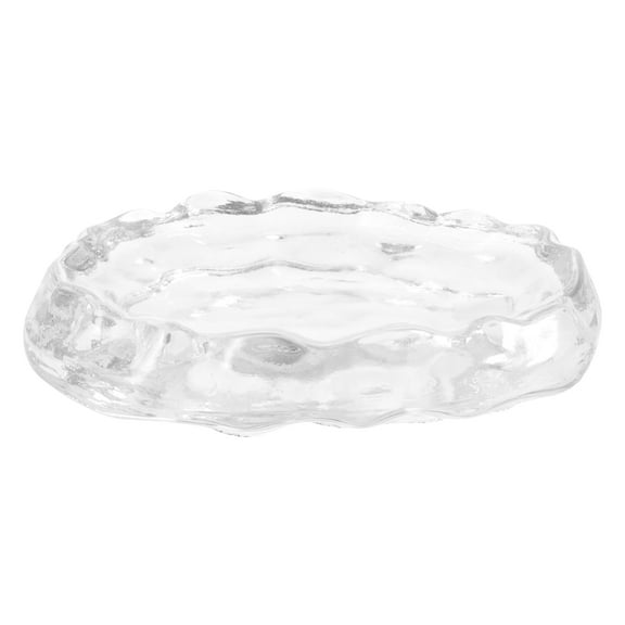 Creative Cup Mat Pillar Candle Holder Clear Tumbler Drink Coaster Decorative Pad Glacier Coasters Glass Office