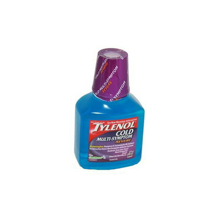 Product Of Tylenol Nighttime, Cold Multi-Symptom - Cool Burst, Count 1 - Cough Syrup/ Cold Liquid / Grab Varieties &