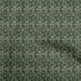 thumbnail image 1 of oneOone Georgette Viscose Dark Green Fabric Galaxy Craft Projects Decor Fabric Printed By The Yard 42 Inch Wide, 1 of 5