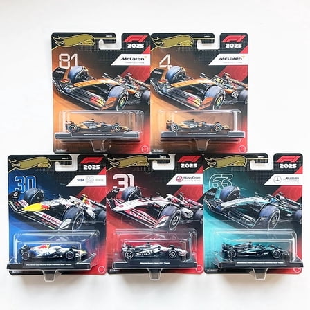 HW Premium 2025 F1 Formula One Team Set of 5 Cars HRV11