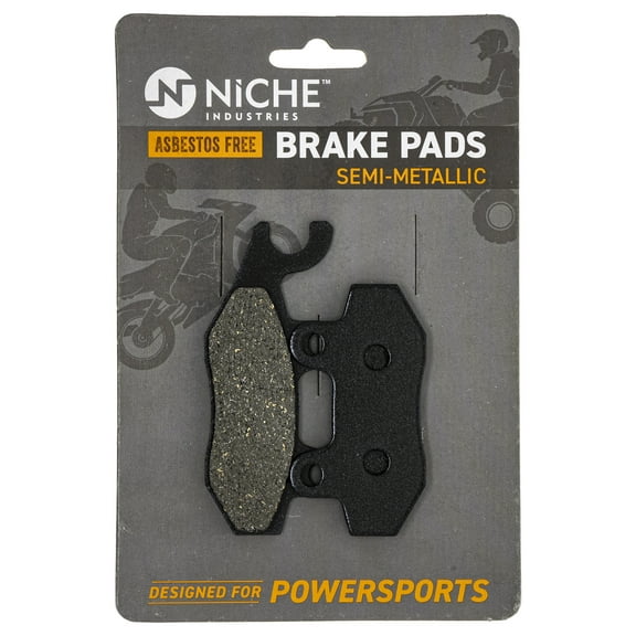 Niche Front Brake Pad Set for Yamaha Rhino 600 Semi-Metallic UTV 519-KPA2236D