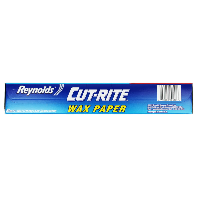 Reynolds Wrap Cut-Rite Non-Stick Wax Paper Microwave Safe 60 Sq ft 