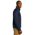 thumbnail image 3 of Port Authority Vertical Texture 1/4 Zip Pullover-L (True Navy/ Iron Grey), 3 of 6