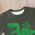 thumbnail image 5 of TOWED22 Toddler Boys Summer Clothes Kids Dinosaur Outfit Short Sleeve T Shirt Shorts Sets 6 12 18 24 Months 2T 3T 4T AG,9-10 Y, 5 of 6