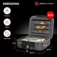 thumbnail image 2 of SentrySafe Fire Safe, Waterproof Fire Resistant Chest, 0.28 Cubic Feet, Medium, CHW20221, 2 of 6