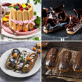 thumbnail image 3 of 4PCS Finger Biscuit Silicone Mould,8 Cavities Cereal Bars Baking Mould,Chocolate Bar Mold, for Cnady, Bread,Muffin,Soap, 3 of 8