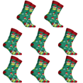 thumbnail image 1 of Monster Socks Cómodos Calcetines Navideños Unisex Suministros para Fiestas (C) Verde, 1 of 4