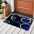 thumbnail image 5 of Area Rugs 2x3,Dark Blue Color Block Non Slip Washable Rug Indoor Carpet Soft Floor Rugs for Home Living Room Bedroom Dining Room Office, 5 of 9