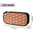 thumbnail image 4 of Nineties Ice Cream Pineapple Pencil Case, Large Capacity Large Pen Holder Pouch, 4 of 4