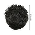 thumbnail image 3 of DOPI Short Hair Ladies Small Curly Wig Head Set Short African Female Curly Hair Head(2Pack), 3 of 5