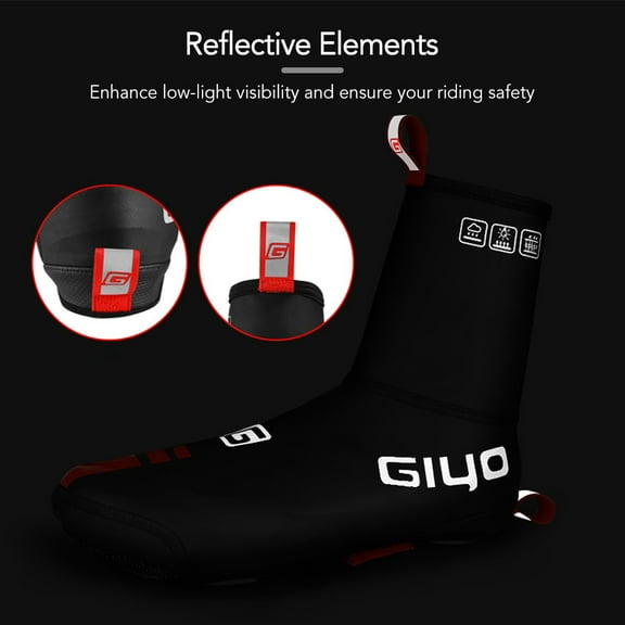 Cycling Overshoes,Winter Thermal Bike Covers Windproof Winter Warmer Men Women Windproof Winter Thermal Buzhi Eryue Qisuo Hxber