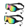 thumbnail image 1 of harper 2 Pcs Lunettes de Natation pour Hommes Femmes Adultes Vue Grand Résistantes à l'Eau Style E, 1 of 9