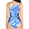 thumbnail image 4 of POSESHE Plus Size Swimwear for Women, One-Piece Swimsuit, S-5XL, 4 of 5