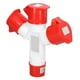 thumbnail image 1 of Conector eléctrico resistente al agua con enchufe industrial, salida de 3 vías y 16A para interiores y exterioresHR‑1014, 1 of 14