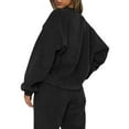 thumbnail image 4 of SAYOO Women Pants Set, Long Sleeve Crew Neck Sweatshirt with Sweatpants for Casual Daily, 4 of 9