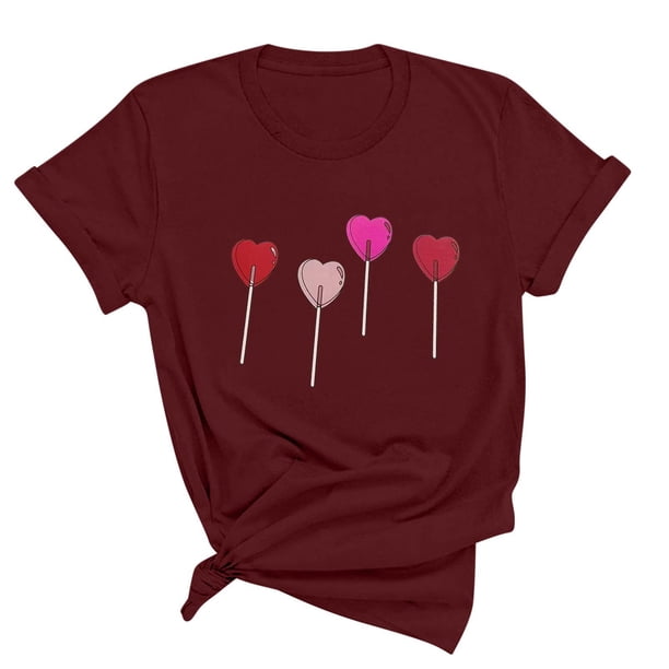 Blusas de Manga Corta para las Mujeres Divertido Impreso Cuello Redondo Tee, Vintage Humor Gráfico Blusas de Primavera para las Mujeres