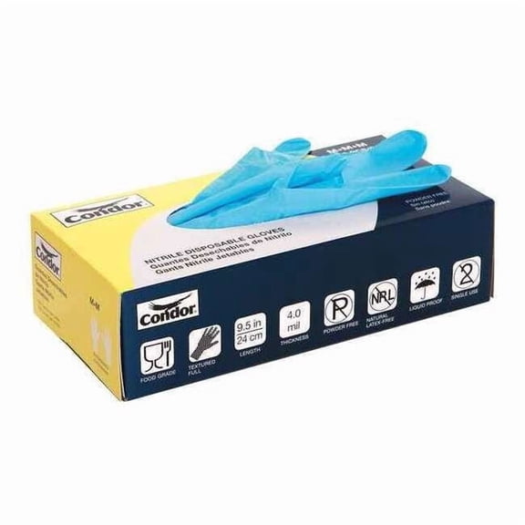 Condor Disposable Gloves,Nitrile,2XL,PK100 2XMA1