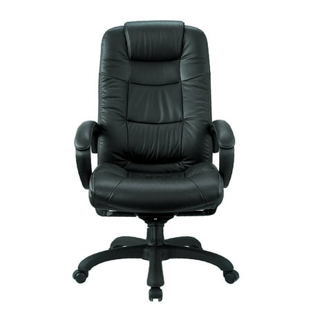 executive high back chair (real leather) (Best Leather Office Chair Reviews)