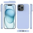thumbnail image 3 of Ebizware for iPhone 15 Plus Phone Case, Liquid Silicone Case Cover for Apple iphone 15 Plus, Shockproof Full-Body Protective Case Cover with Microfiber Lining (Lavender), 3 of 8