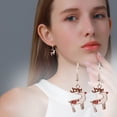 thumbnail image 3 of Fiudx Pendientes Elegantes, Conjunto de Joyas Festivas, Elegantes Accesorios Navideños, Ropa para Fiestas, Regalo de Moda para Mujer, Incluye 1 Par, 3 of 4