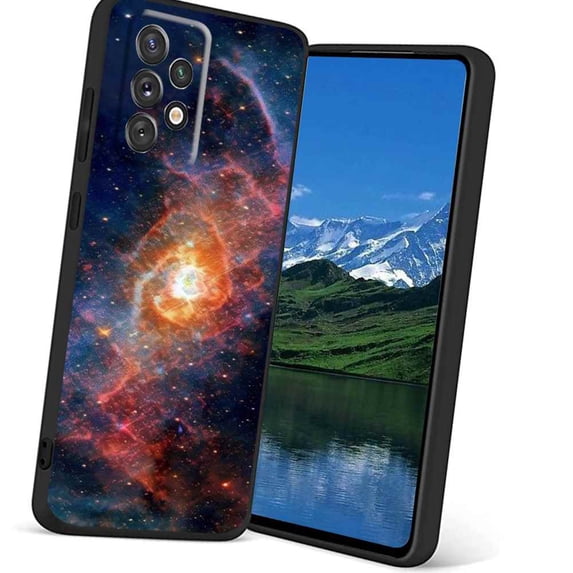 Compatible with Samsung Galaxy A52 5G Phone Case, nebula-universe-220 Case Silicone Protective for Teen Girl Boy Case for Samsung Galaxy A52 5G