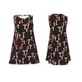 thumbnail image 7 of Balery Red Mushrooms Pattern Women’s Summer Dresses – Loose Sleeveless Sundress, Casual and Comfortable Beach Dress for Hot Days, 7 of 7
