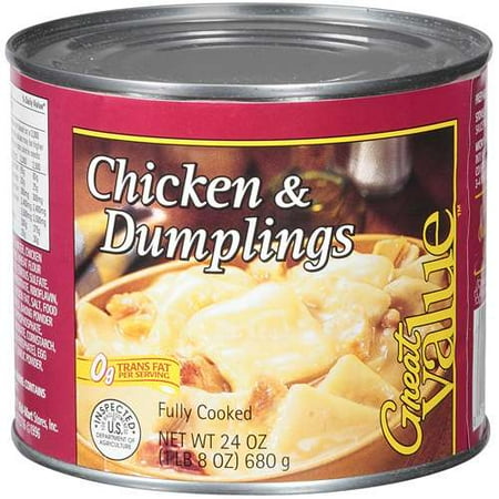 Great Value: Chicken & Dumplings, 24 oz